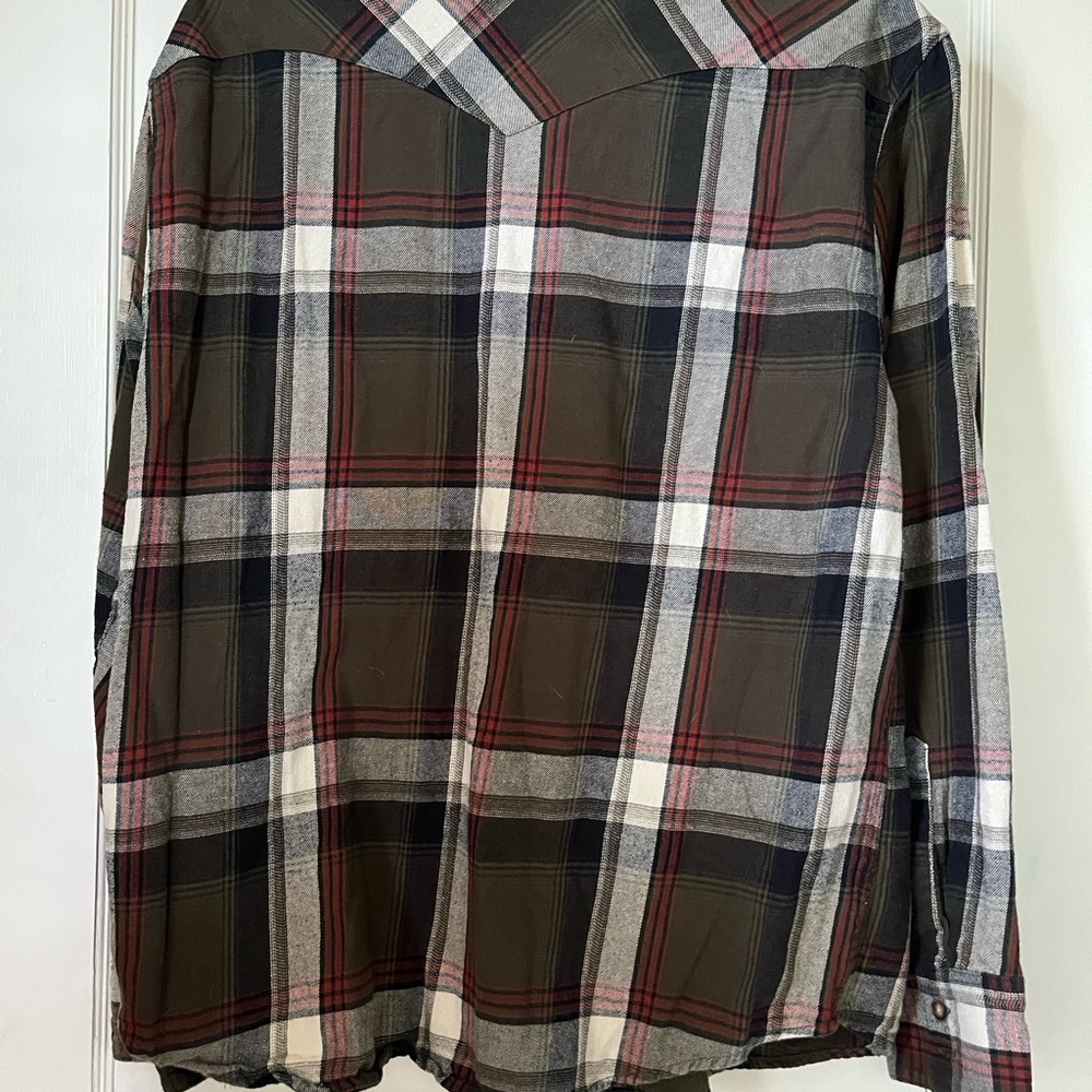 Levi's Men's Plaid Shirt - Black, Red, White